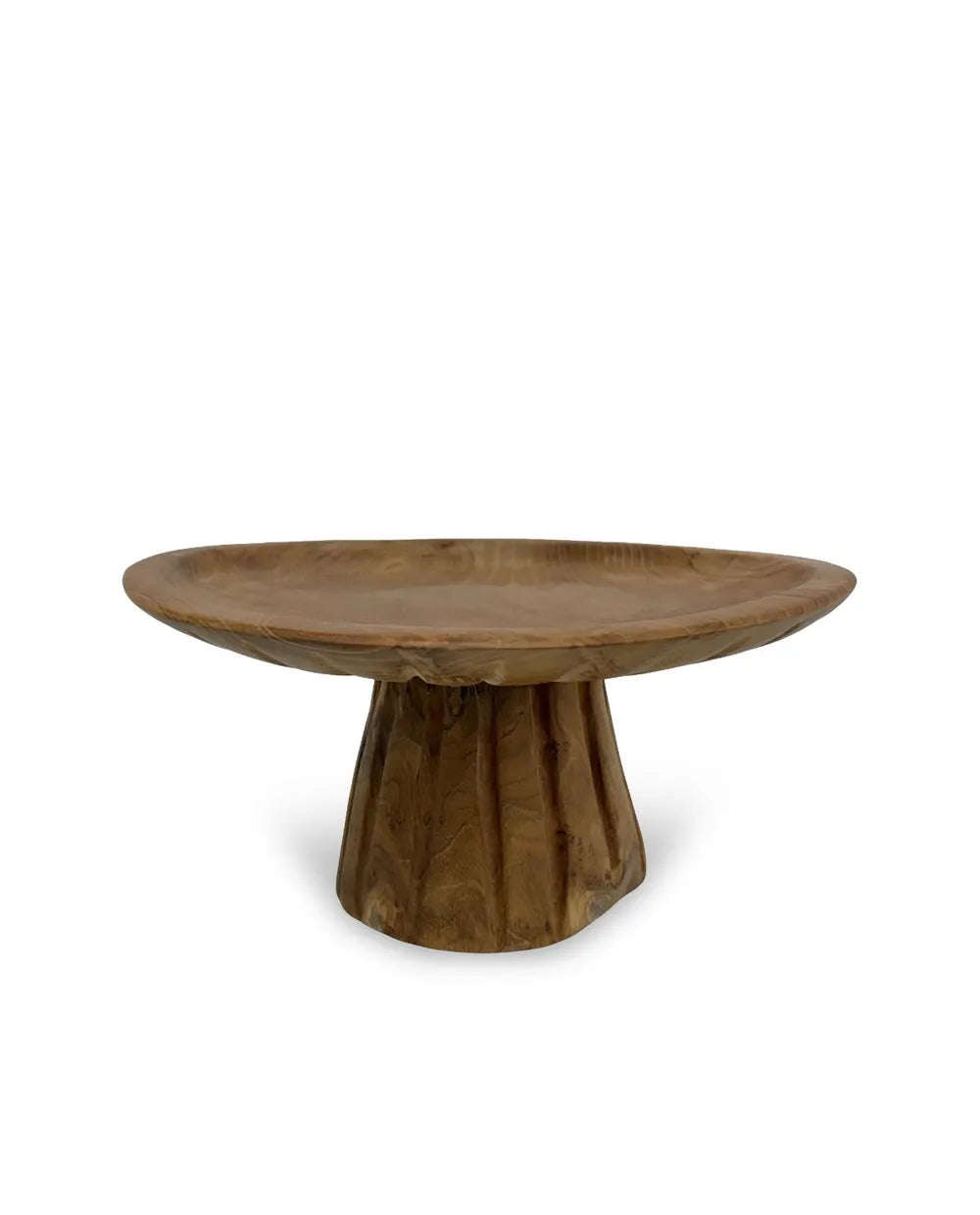 Montes Doggett Teak Cake Stand-JA