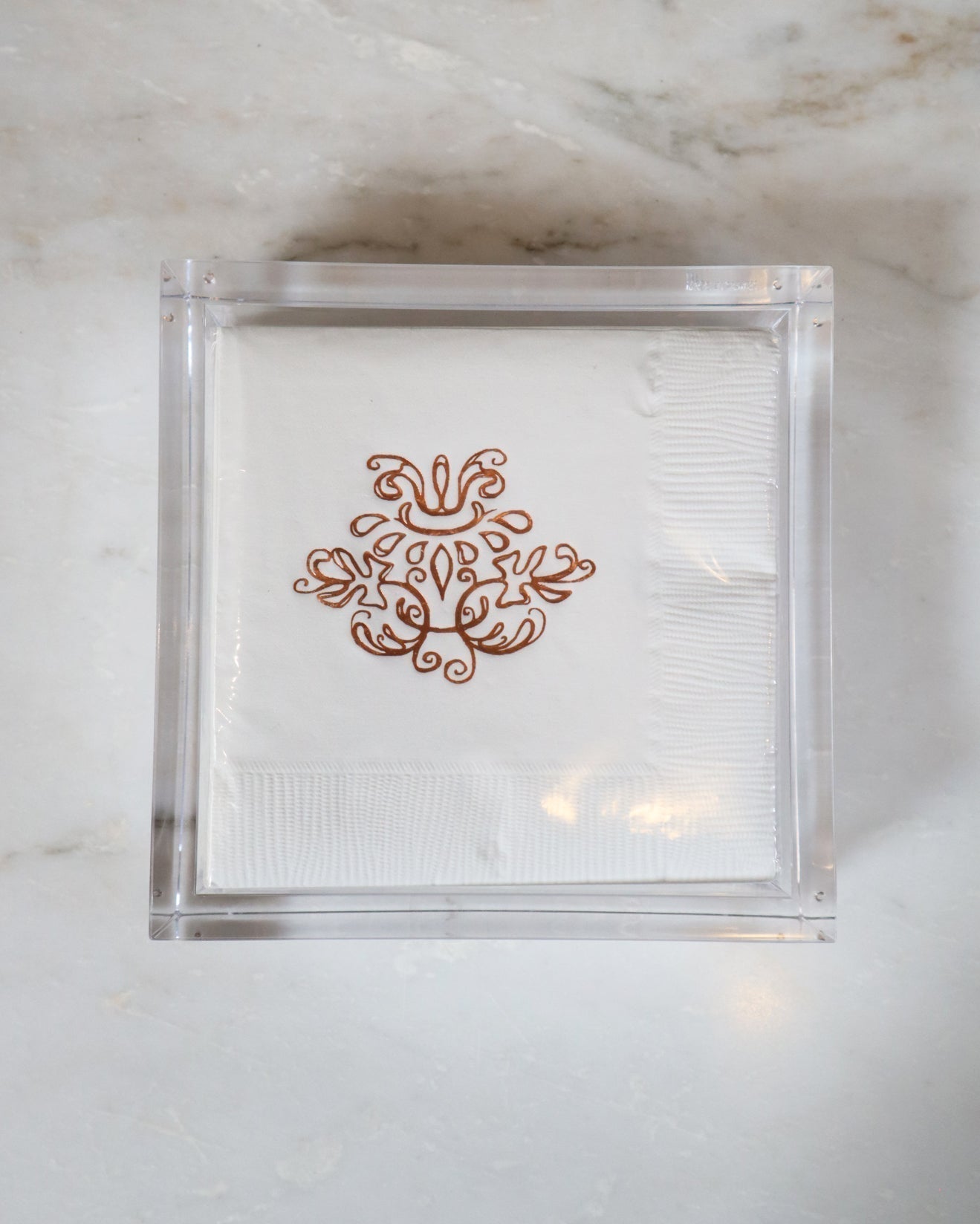 Acrylic Cocktail Napkin Holder -DB