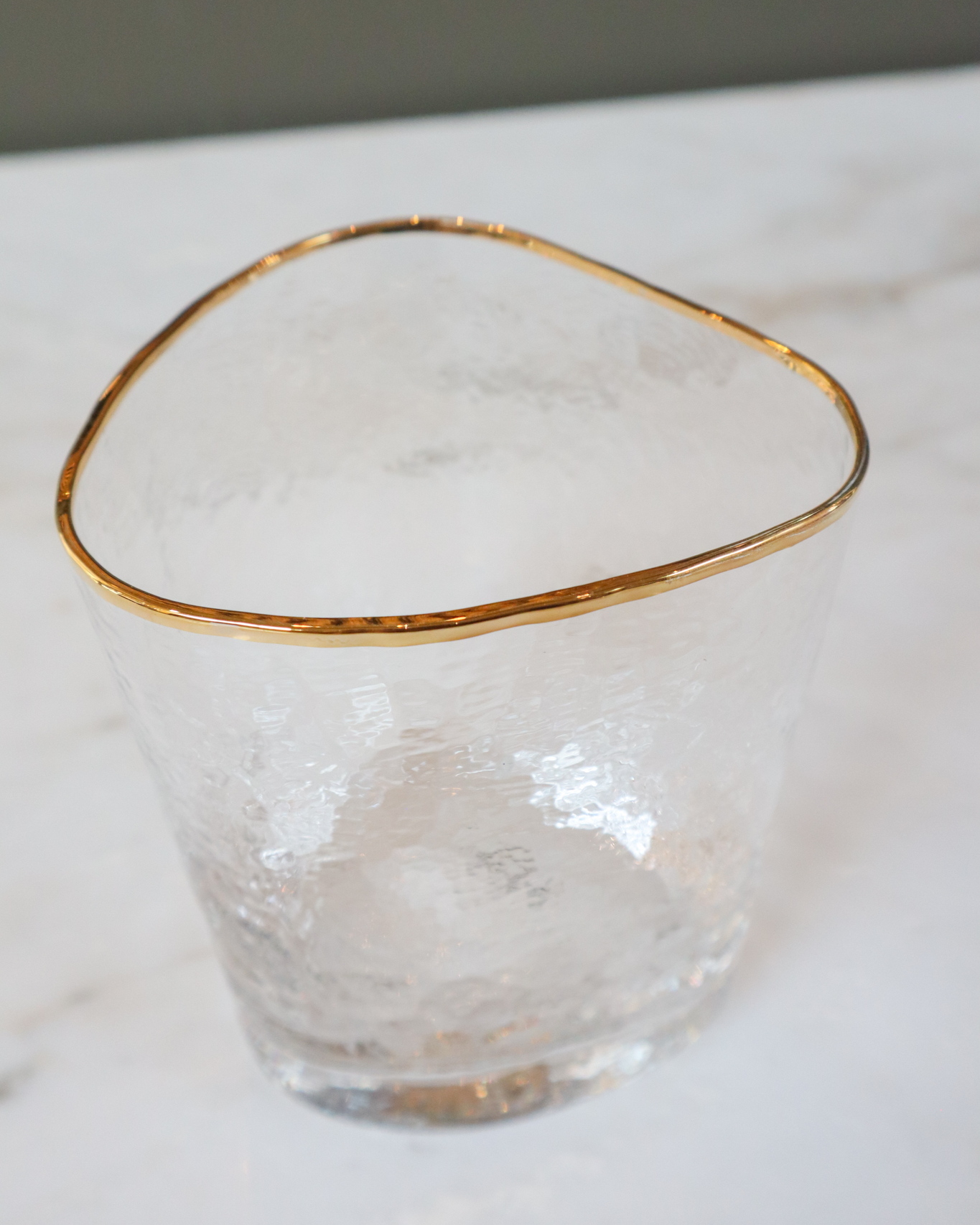 Gold Rim Rocks Glass-McRae