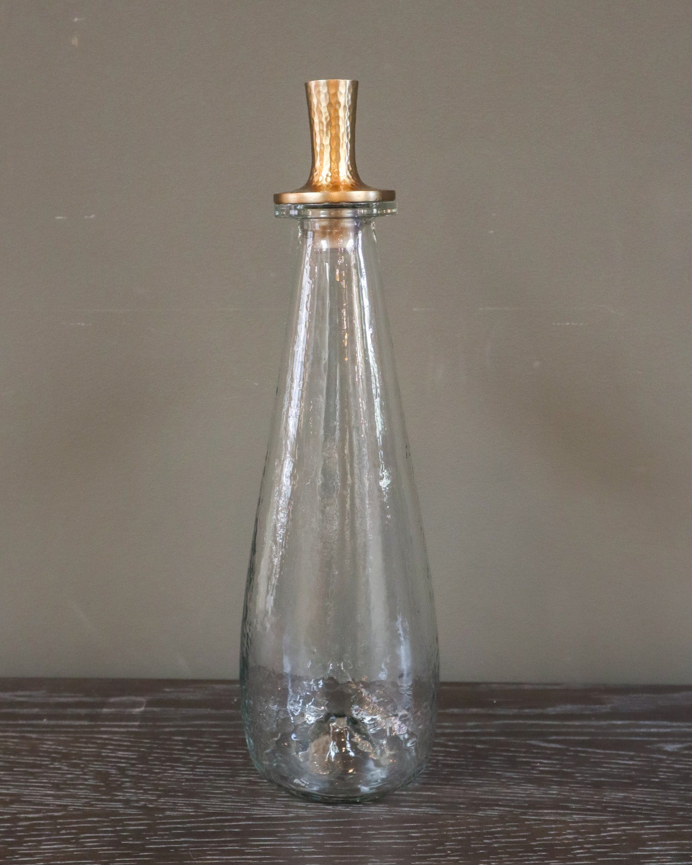 Wine Decanter w/ Metal Top-HW