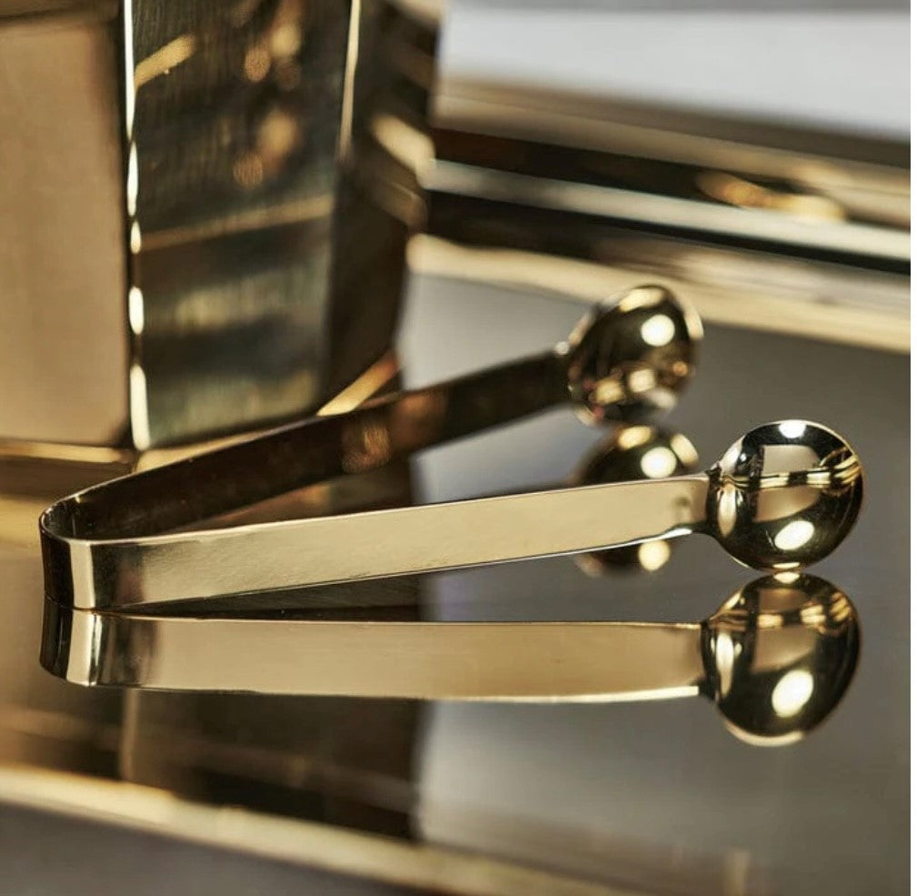 Gold Ice tongs-AD
