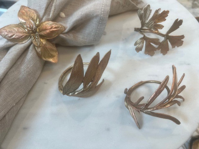 Herb Napkin Ring Set-McRae