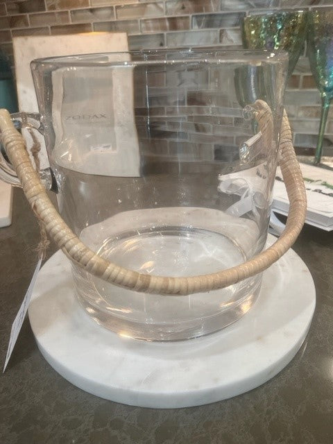 Ice Bucket with Rattan-BW