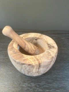 Olive Wood Mortar-HB