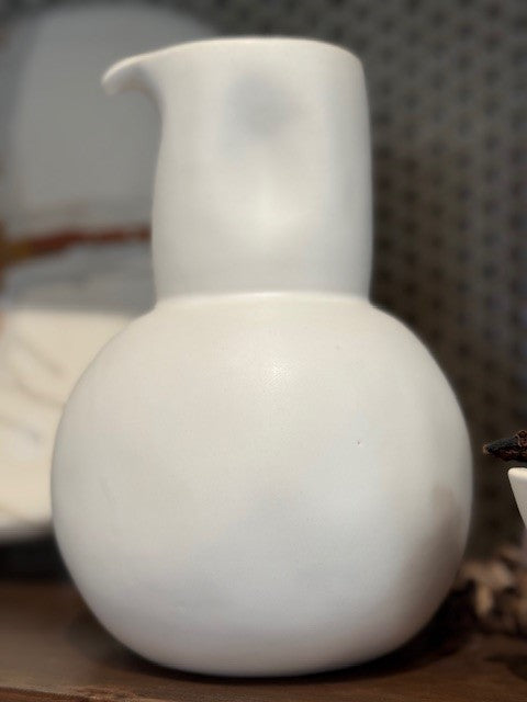 Matte White Pitcher-TP