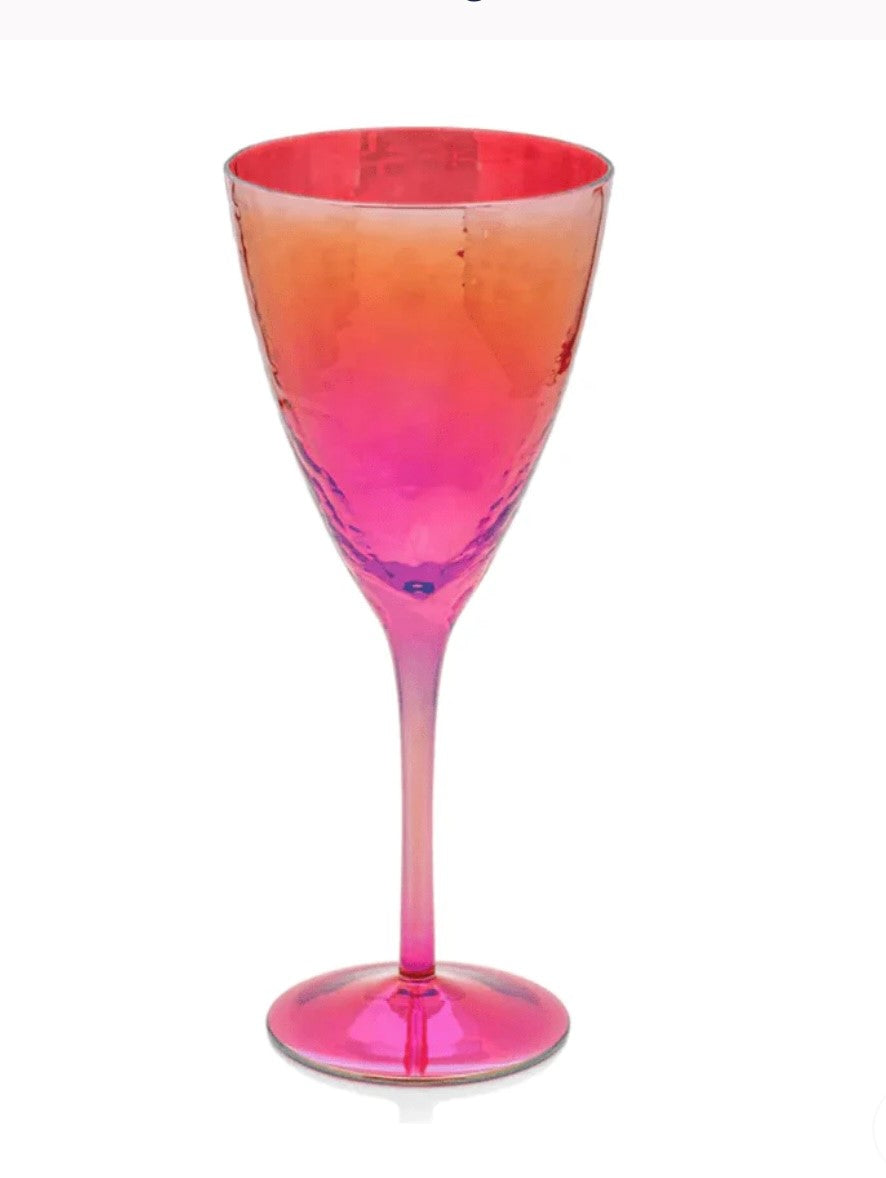 Red Apertivo Wine Glass-SJ