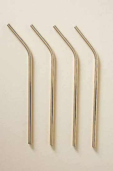 Gold Cocktail Straws- TM