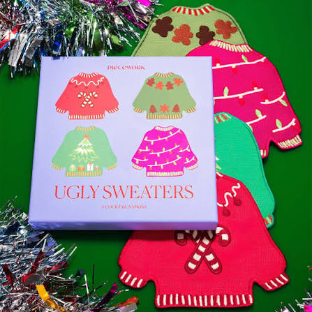 Ugly Sweater Cocktail Napkins - MC