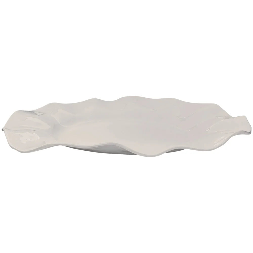 Wavy Oval Platter-TU