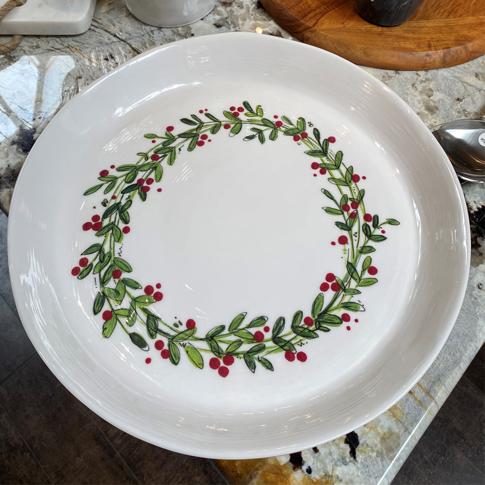 Holly Pattern Tray - CW