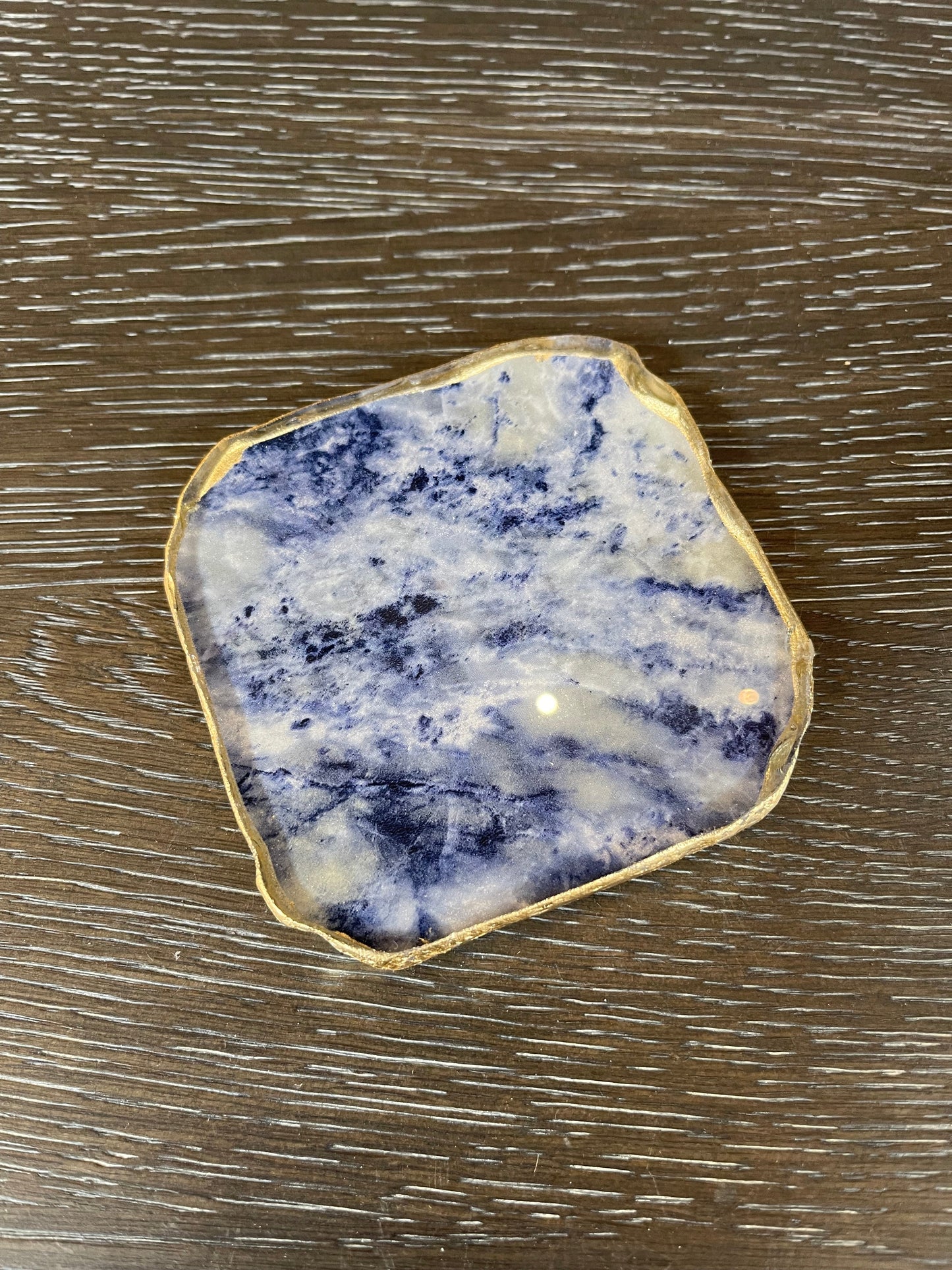 Agate Coaster/ Blue- TU