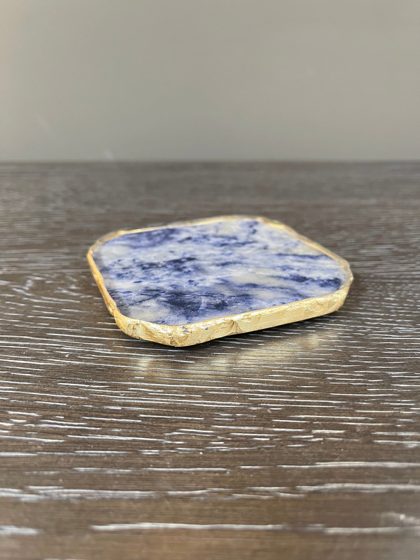 Agate Coaster/ Blue- TU