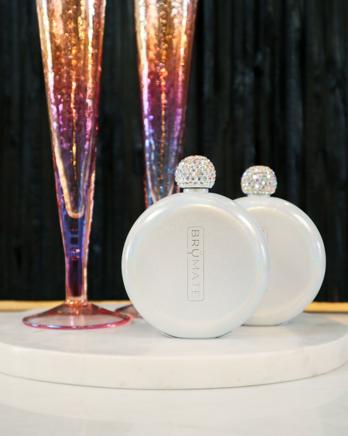 Pink Fluted Champagne Glass - GP