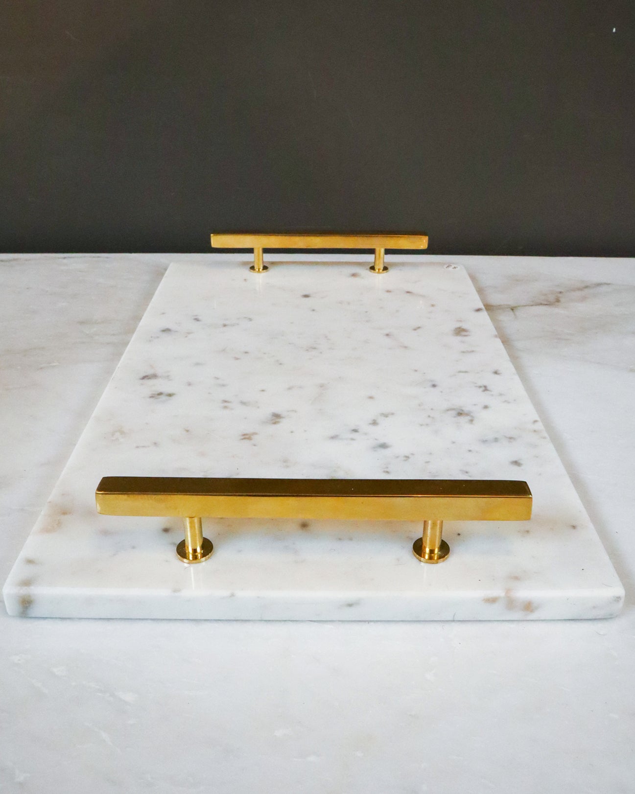 Marble and Gold Tray-NO