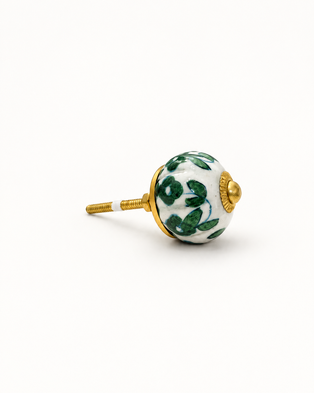 Hand Painted Ceramic Knobs (Green) - UA