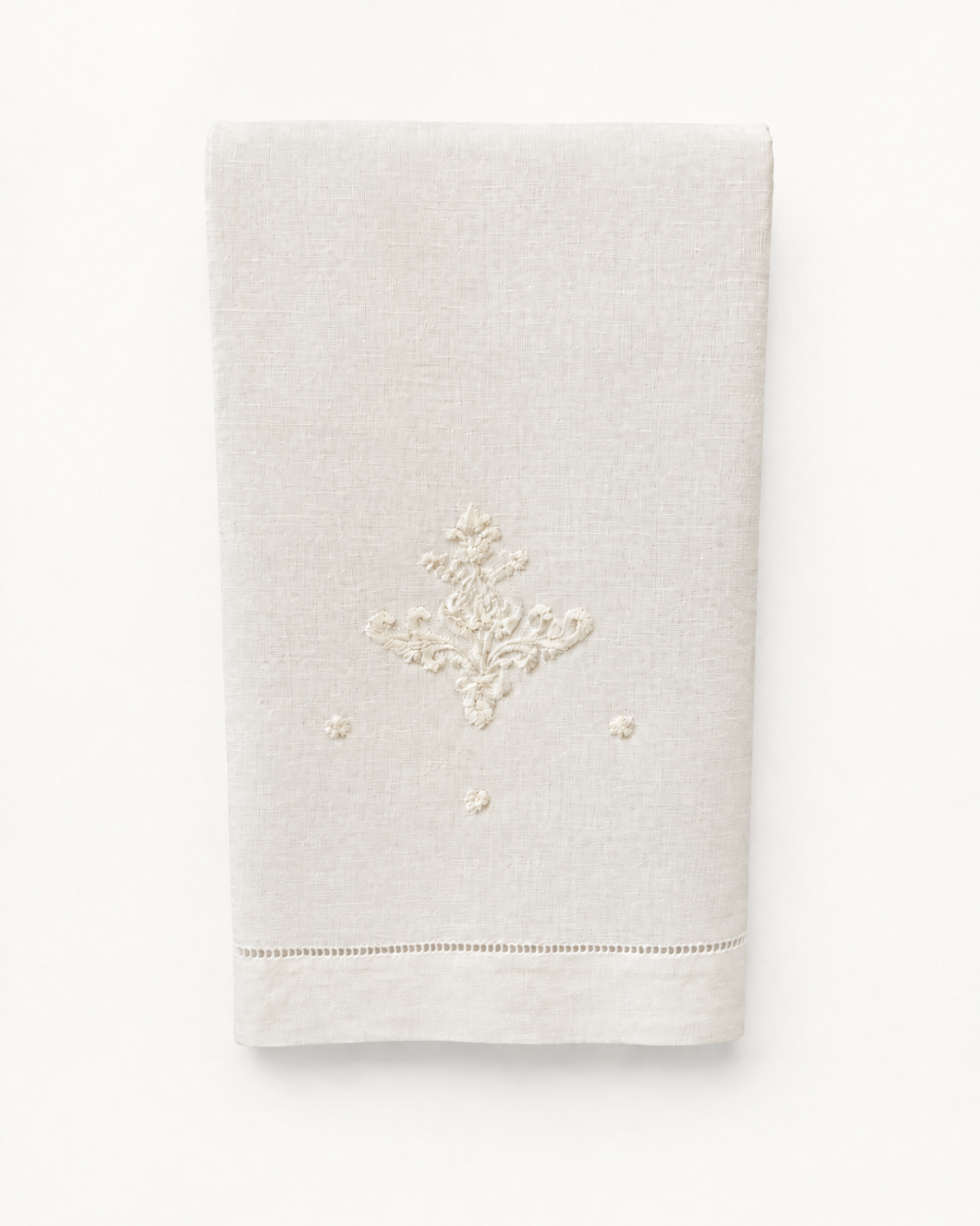 Embroidered Linen Guest Towel - UA