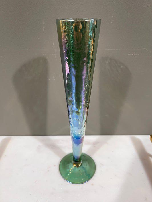 Blue Champagne Flute -WL