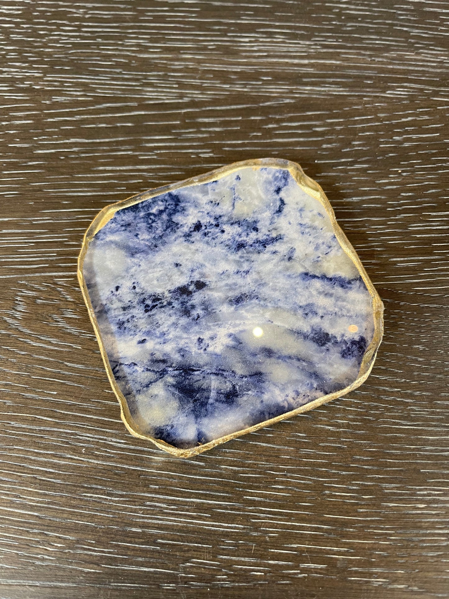 Agate Coaster/ Blue-WD