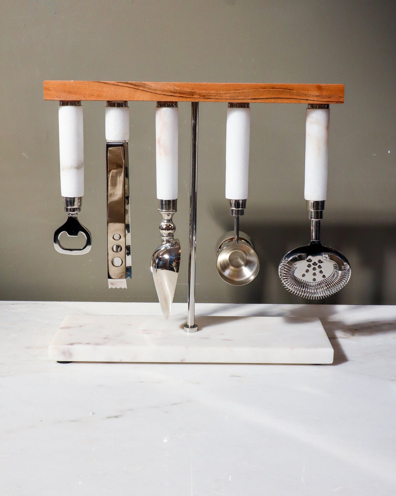 Magnetic Bar Set, Marble-HW