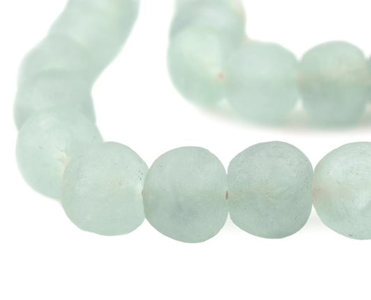 Clear Large Aqua Beads-TU