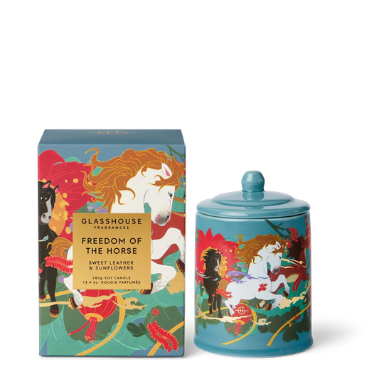 Glasshouse Freedom of the Horse Candle- RW