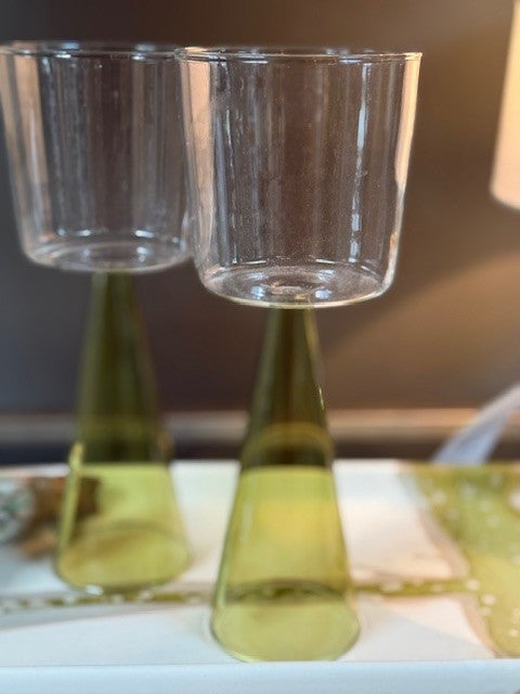 Green Wine Glass-TU