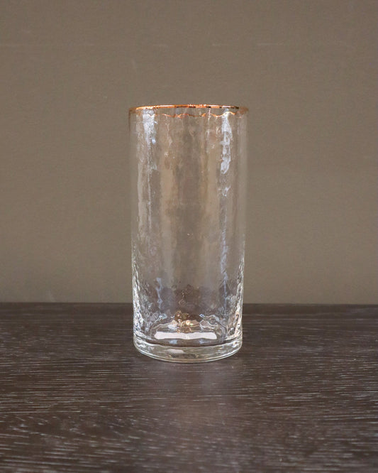 Hammered Highball Glass-WL