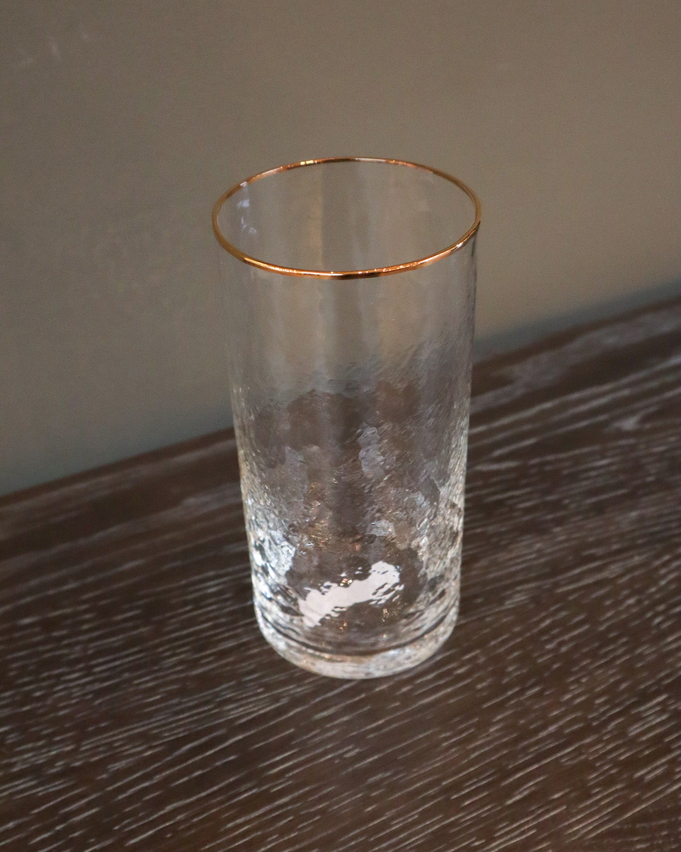 Hammered Highball Glass-WD