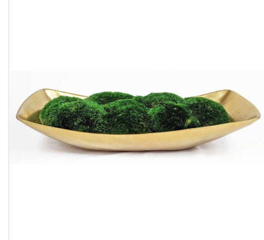 Brass Moss Centerpiece-TU