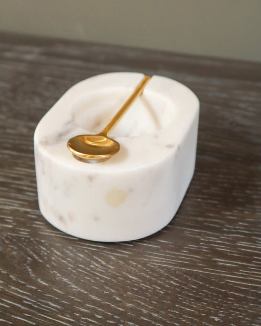 Marble Salt/Pepper Bowl -AF