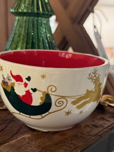 Flying Santa Bowl-LD