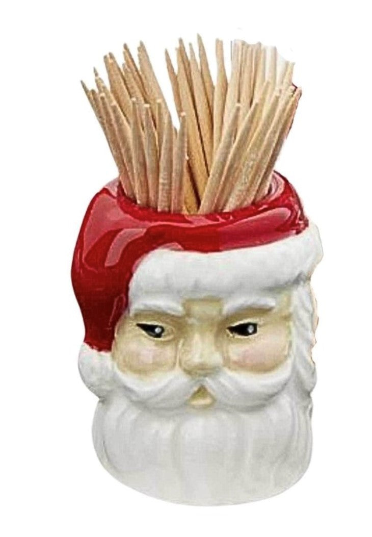 Vintage Santa Tooth Pick Holder-HP