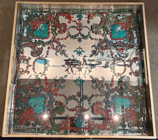 Baroque Mirror Tray- RW