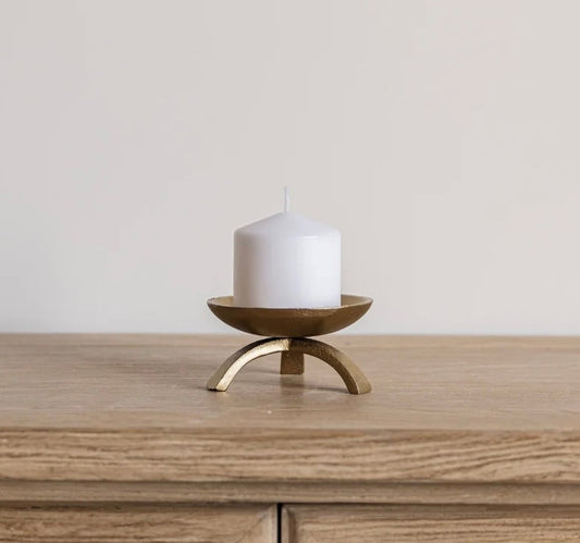 Tripod Pillar Candle Holder - BB