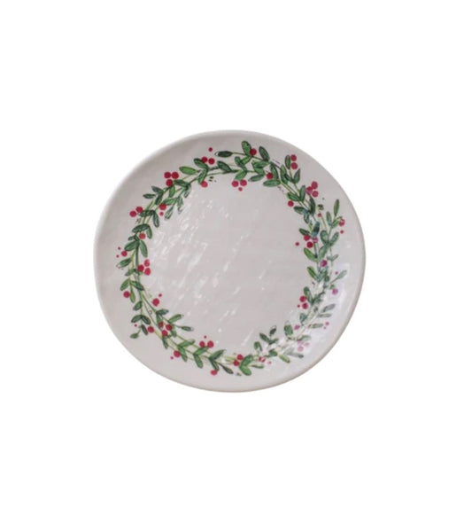 Wreath Salad Plate-TU