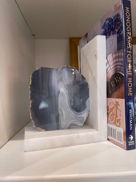 Agate Book Ends