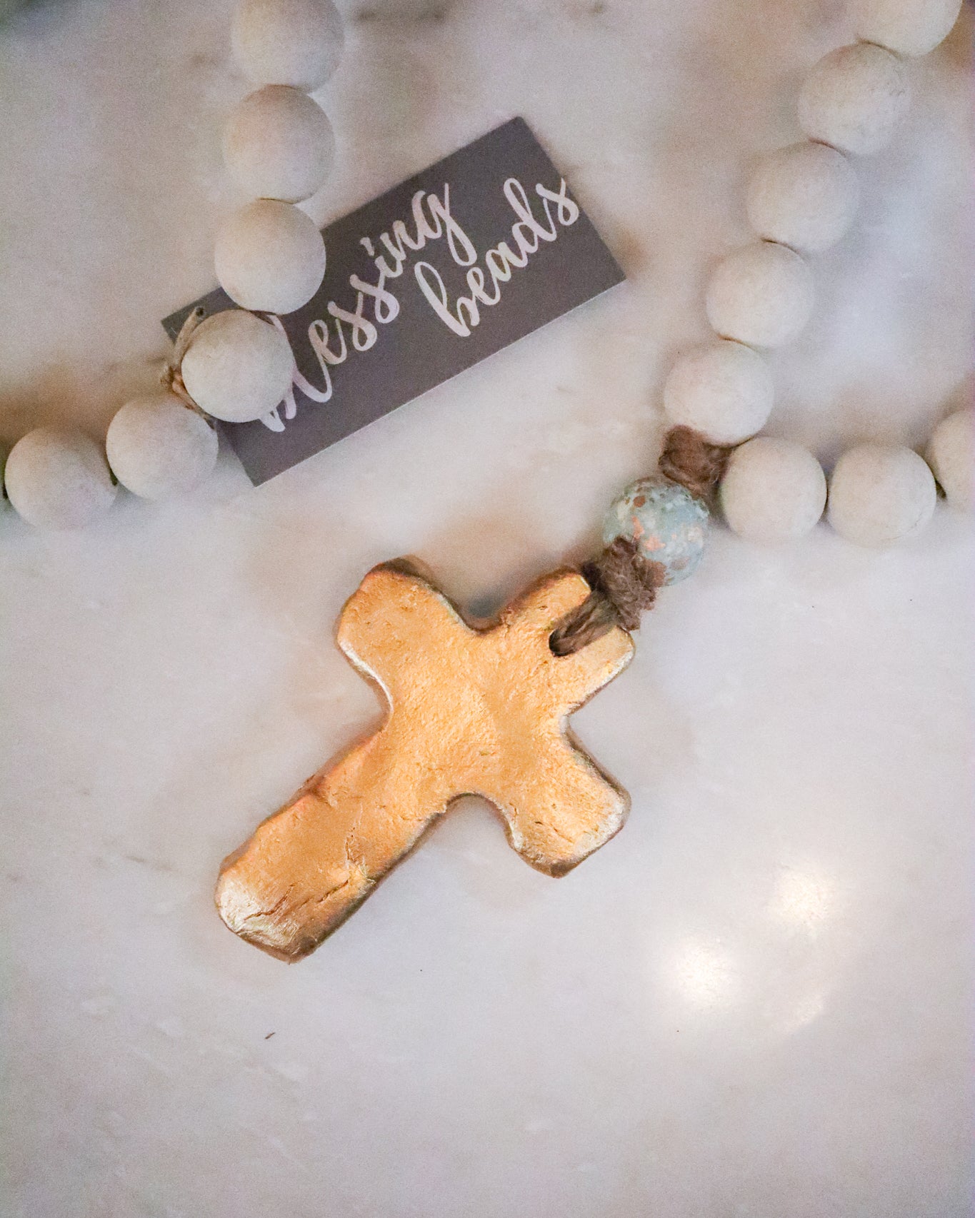 Blessing Beads - Large Cross