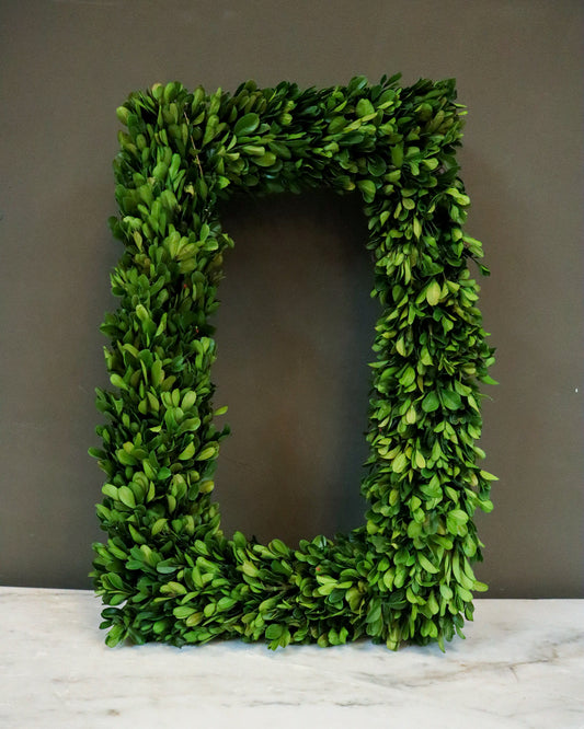 Boxwood Rectangle Wreath