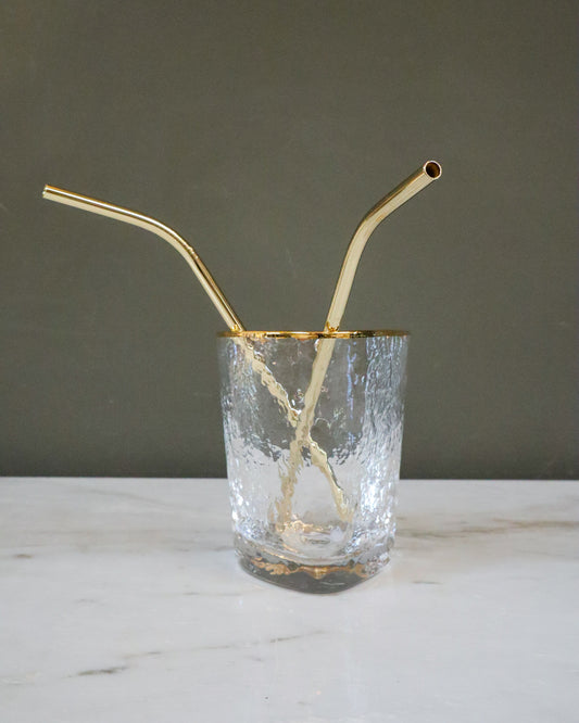 Gold Straws, Set of 4-NP
